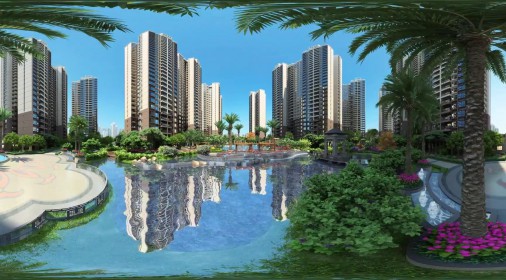 高清楼盘园景VR动画视频漫游